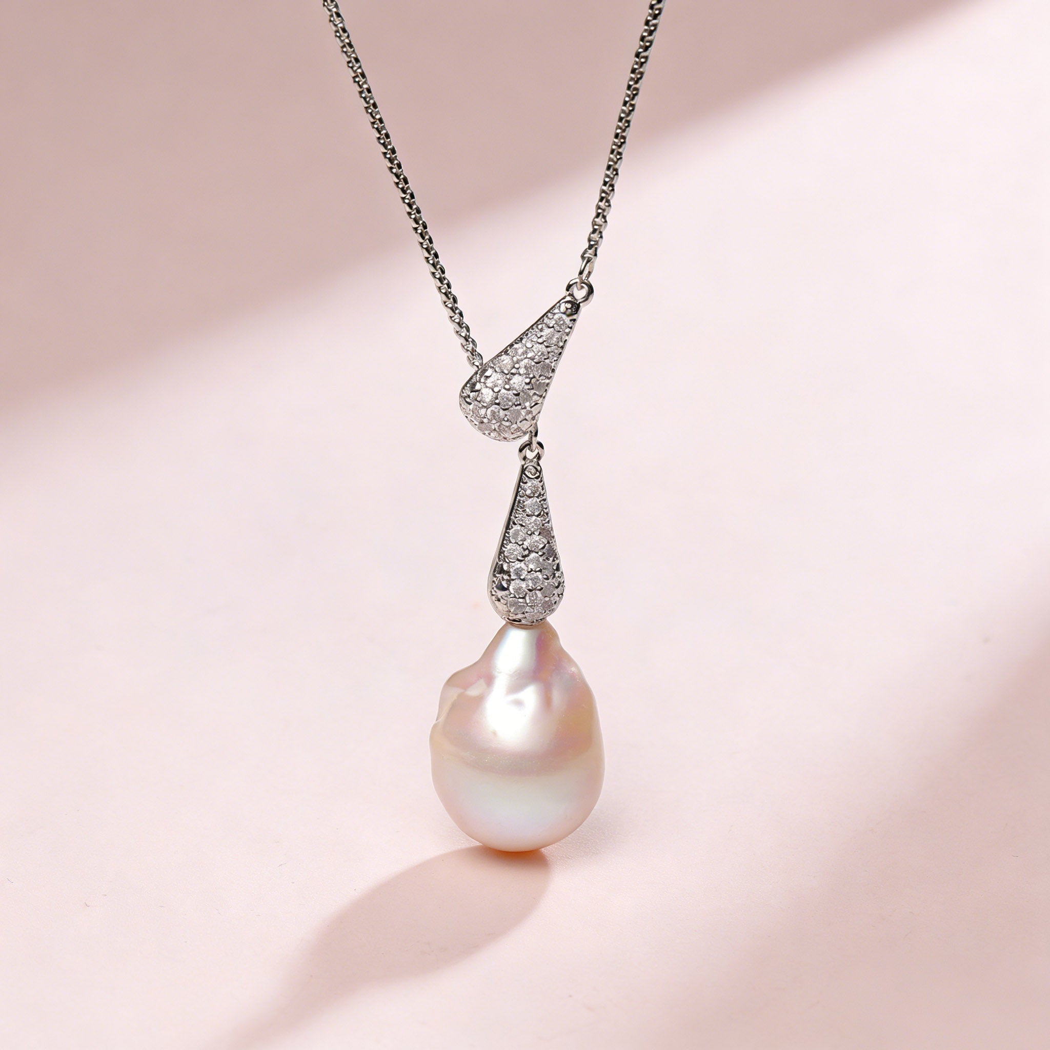 Freshwater Baroque Pearl Necklace Sweater Chain
