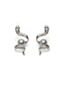 Mystic Serpent Natural Pearl Earrings
