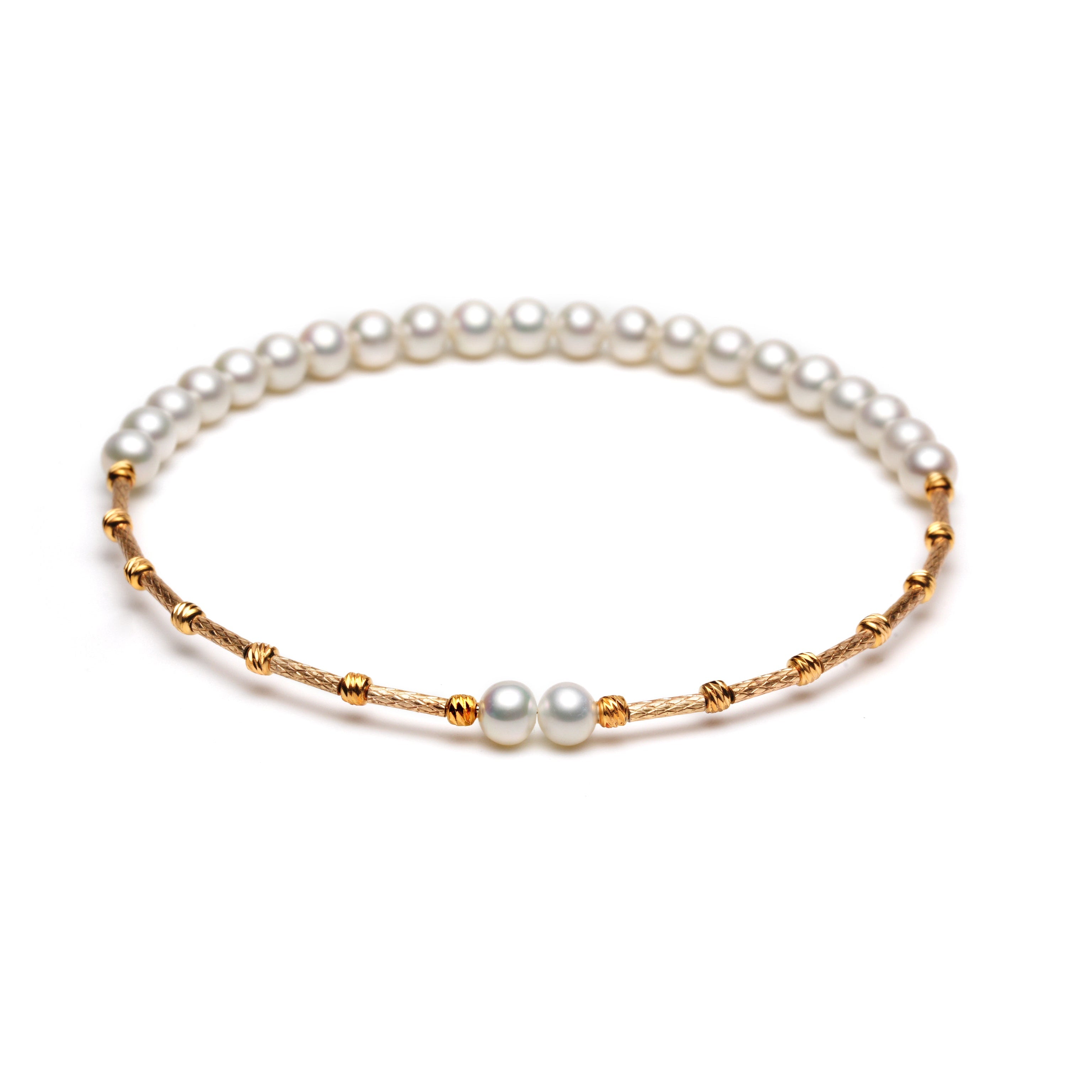 Aurora Grace Open Wrap Natural Pearl Cuff